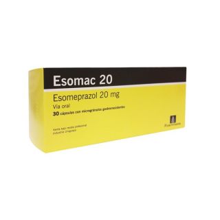 ESOMAC 20 MG 30 CAPS