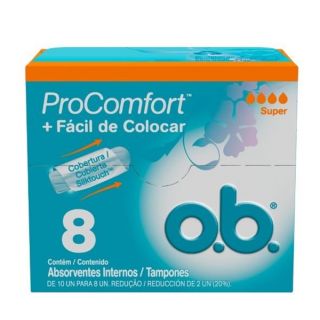 OB PROCOMFORT SUPER   8 TAMPONES