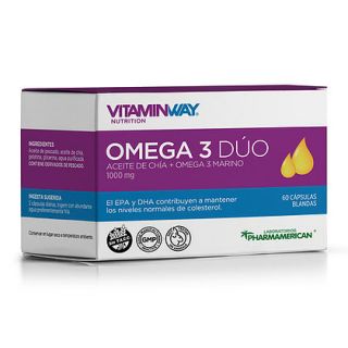 VITAMINWAY OMEGA 3 DUO 60 COMP