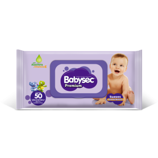 BABYSEC TOALLA HUMEDA PREMIUM 50 UND