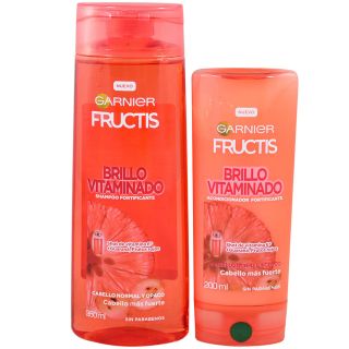 FRUCTIS PACK BRILLO VITAMINADO CHA/350+ACO/200