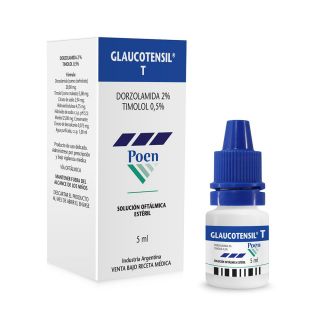 GLAUCOTENSIL T 2% 5 ML