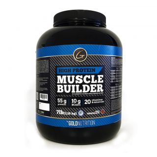 Muscle Builder Gold Nutrition High Protein 7lb