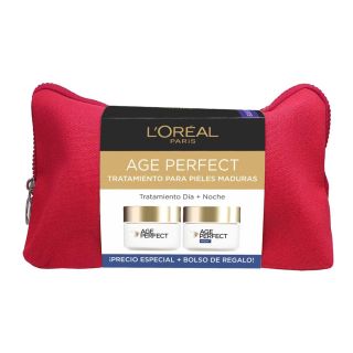 Pack Loreal Age Perfect Crema Día + Noche + Bolso