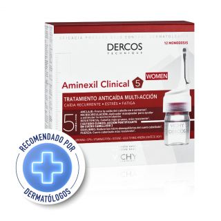 VICHY DERCOS AMINEXIL CLINICAL 5 MUJER | AMP X 12