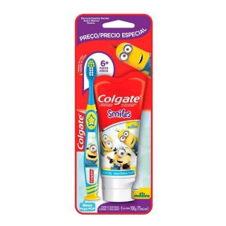 COLGATE CEP/DENTAL MINIONS +6 AÑOS+CREMA 100 GR