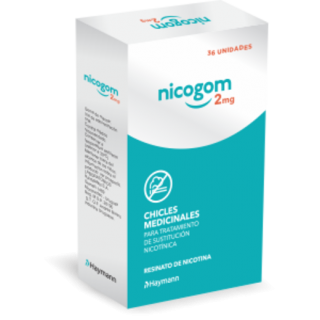 NICOGOM 2 MG 36 CHICLES