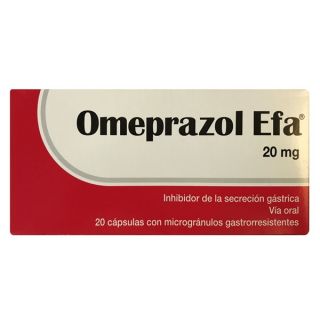 OMEPRAZOL EFA 20 MG 20 COMP