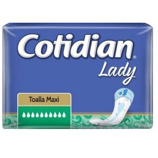 COTIDIAN TOALLA LADY MAXI 8 UND