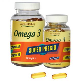 Omega 3 Servimedic Pack 100 + 40 cápsulas blandas