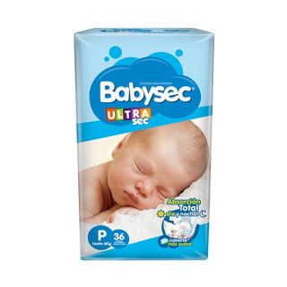 BABYSEC PAÑAL ULTRA HIPER CHICO 36