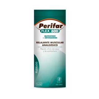 PERIFAR FLEX 600 MG 8 COMP