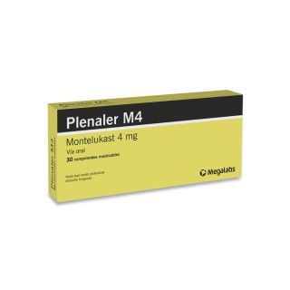 PLENALER M 4 MG 30 COMP MASTICABLES