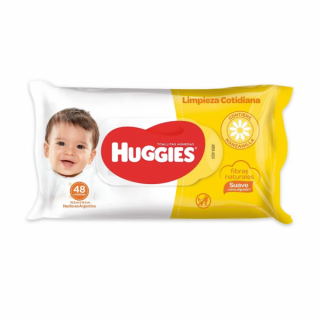 HUGGIES TOALLA LIMPIEZA COTIDIANA 48 UND