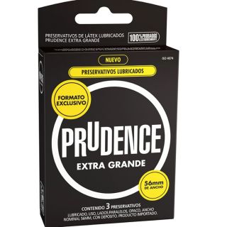Preservativos Prudence Extra Grande x 3