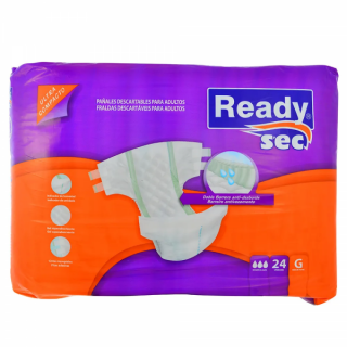 READYSEC PAÑAL ADULTO GRANDE 24 U