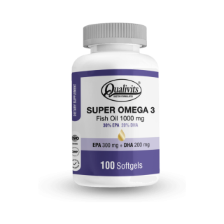 SUPER OMEGA-3 FISH OIL QUALIVITS X 100 CAPS