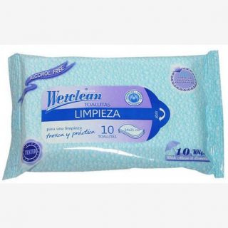 WETCLEAN PACK MULTIUSO LIMPIEZA 10 TOALLAS