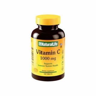 Vitamin C Natural Life 1000mg X 100 Tabletas
