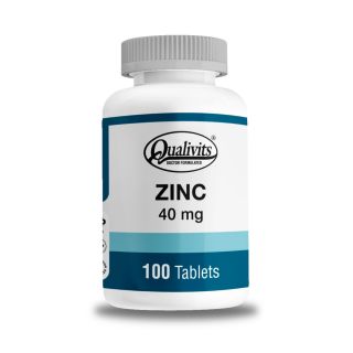 Zinc Qualivits 40mg X 100 Tabletas